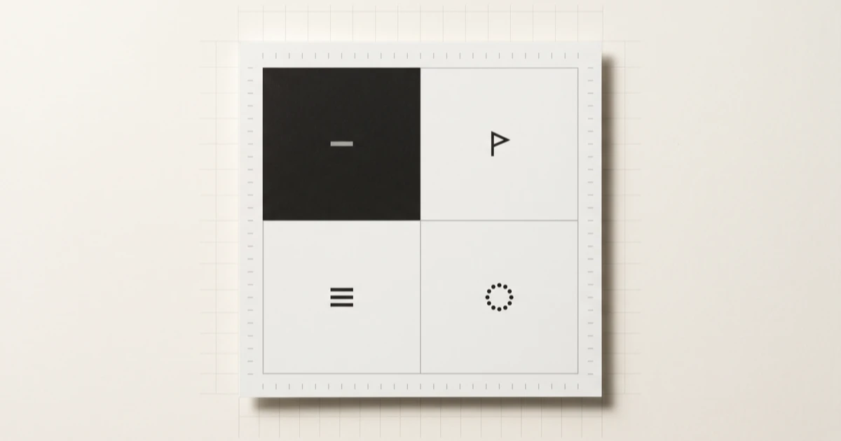 A 2x2 decision matrix mapping the four context surfaces (CLAUDE.md, skills, memory, MCP) against frequency and stability axes